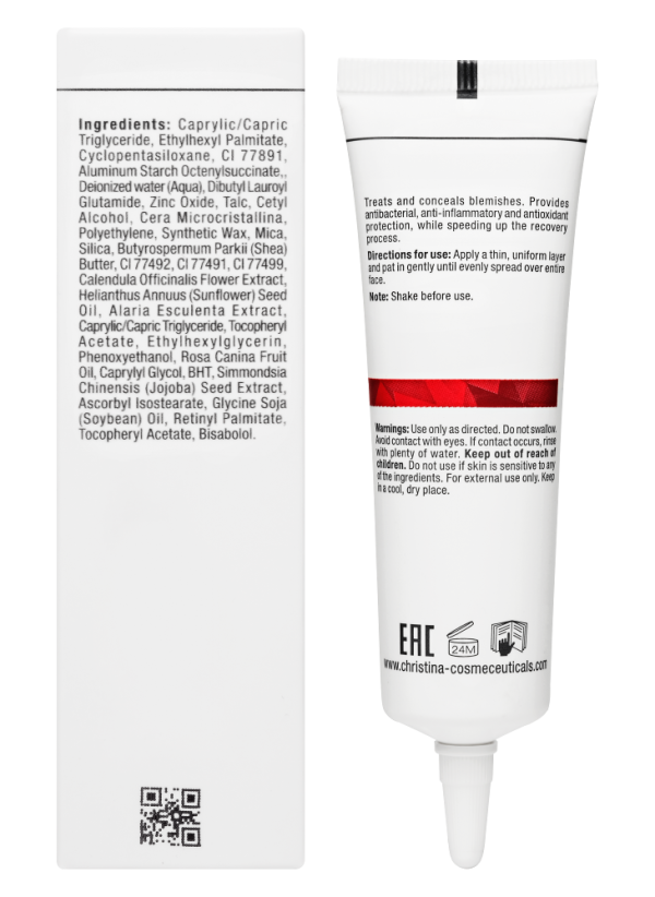 Comodex Cover & Shield Cream SPF 20 - Защитный крем с тоном SPF 20, 30 мл