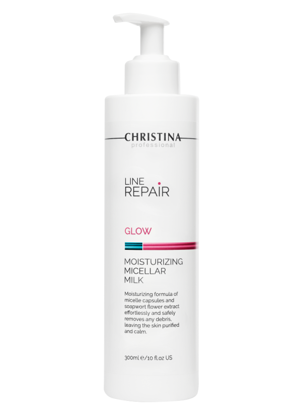 Line Repair Glow Moisturizing Micellar Milk - Увлажняющее мицеллярное молочко, 300 мл