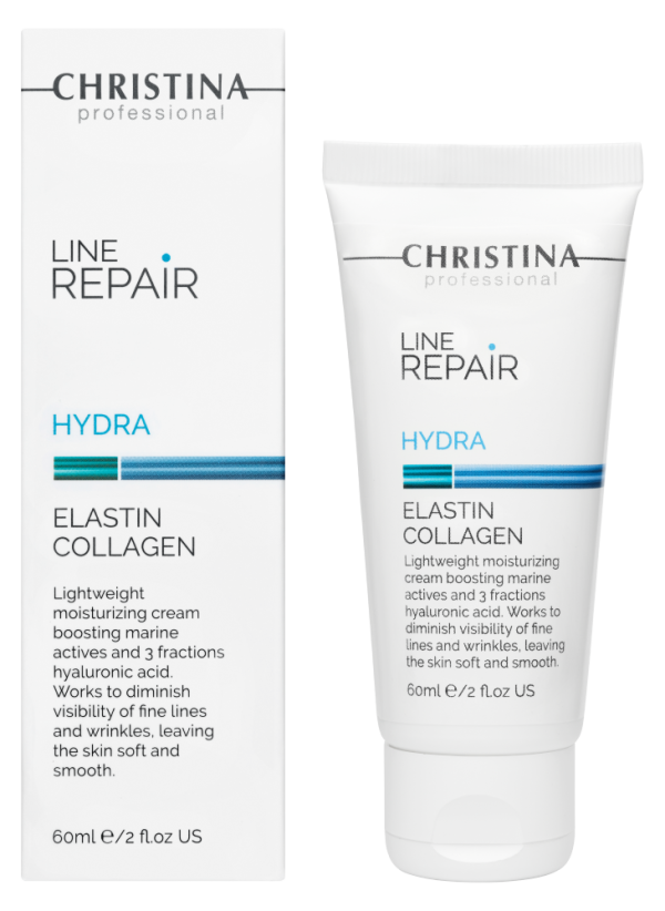 Line Repair Hydra Elastin Collagen - Увлажняющий крем «Эластин, коллаген», 60 мл