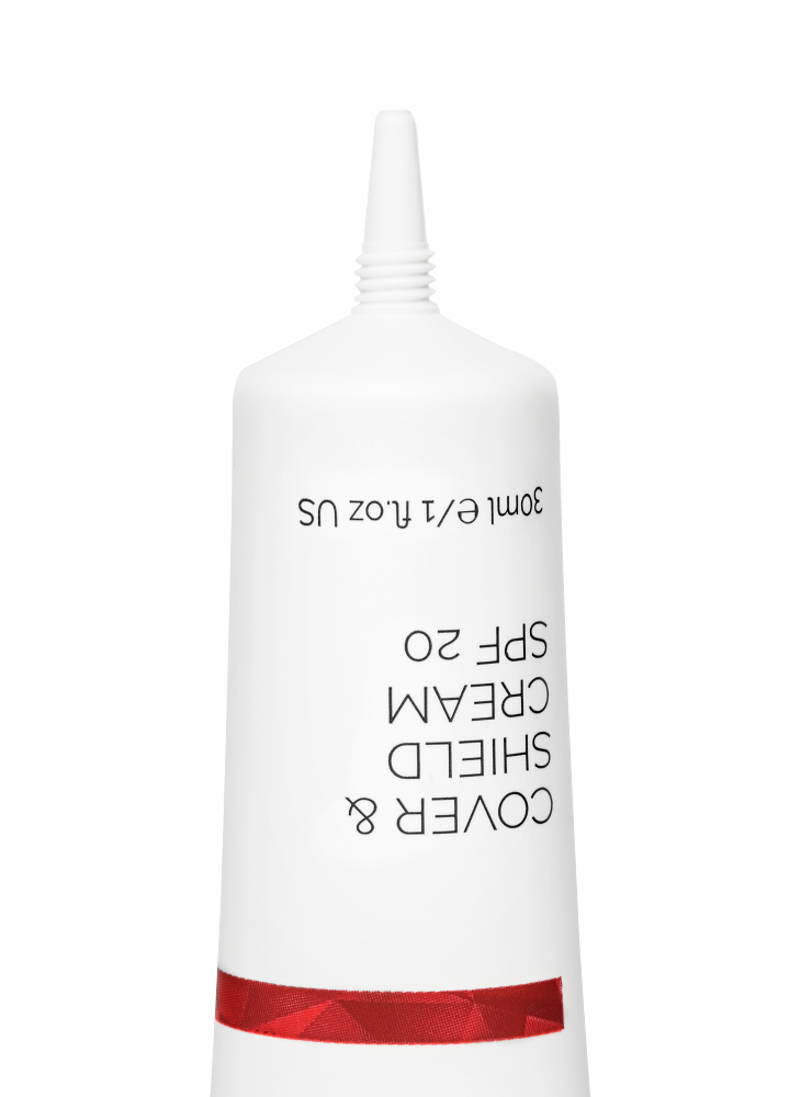 Comodex Cover & Shield Cream SPF 20 - Защитный крем с тоном SPF 20, 30 мл — изображение 5