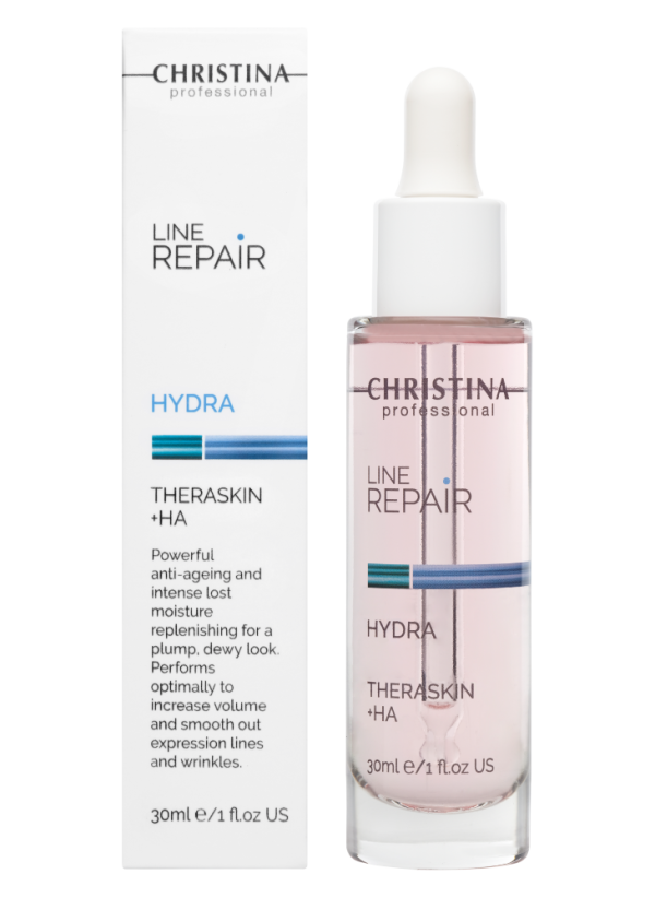 Line Repair Hydra Theraskin+HA - Регенерирующие увлажняющие капли с гиалуроновой кислотой «Тераскин», 30 мл