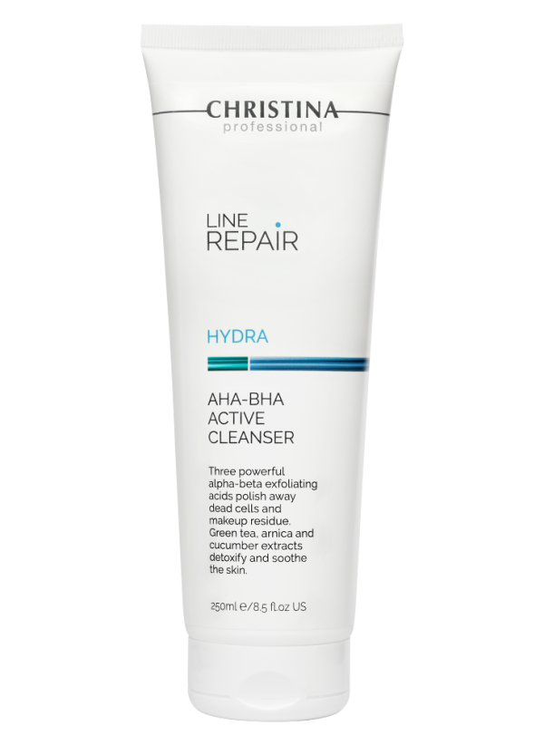 Line Repair Hydra AHA-BHA Active Cleanser - Очищающий активный гель с AHA-BHA кислотами, 250 мл