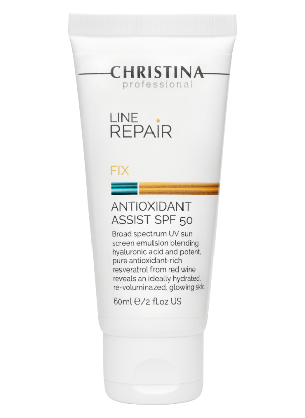 Line Repair Fix Antioxidant Assist SPF 50 - Антиоксидантный крем-флюид SPF 50, 60 мл